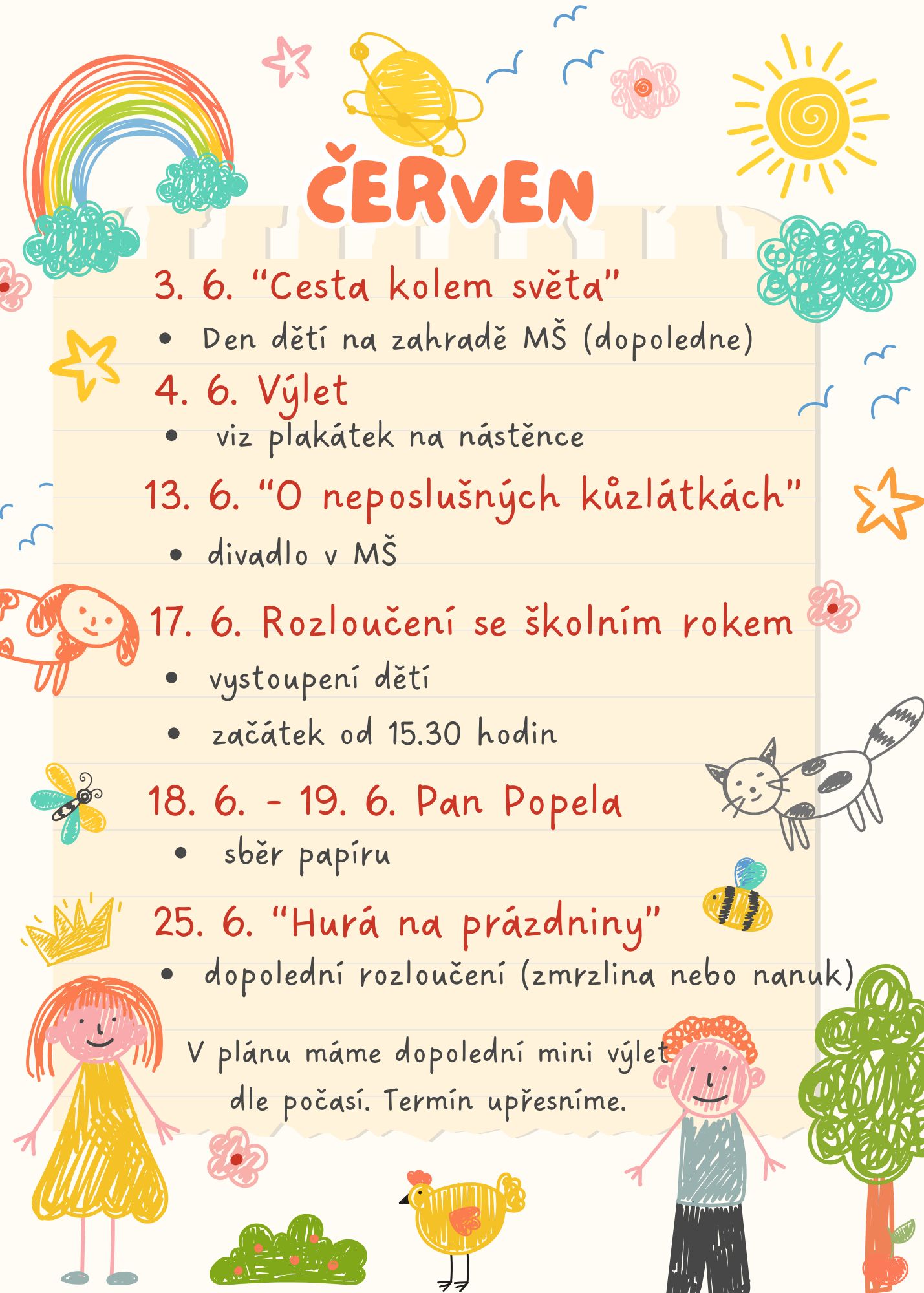 Colorful Illustrative Childrens Day Flyer