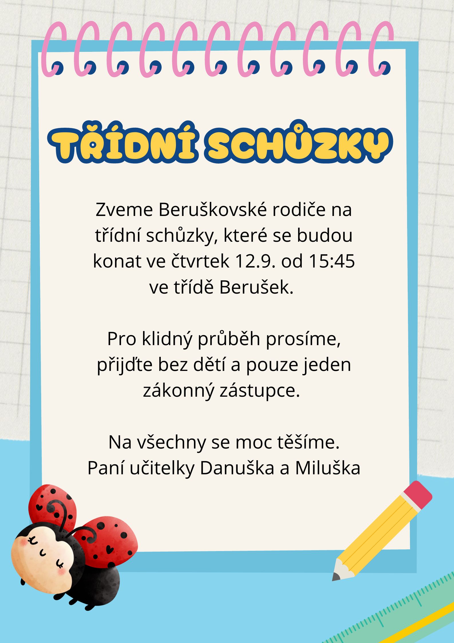 třídní schůzky